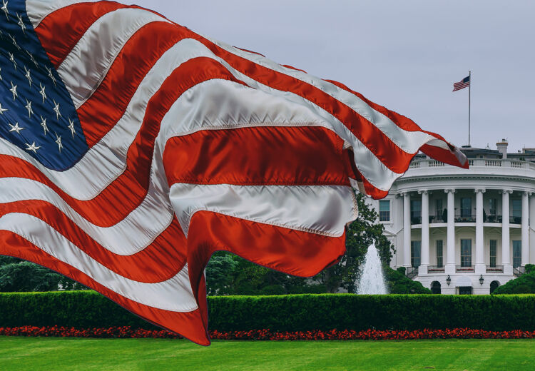 In het Witte Huis woont de president van Amerika